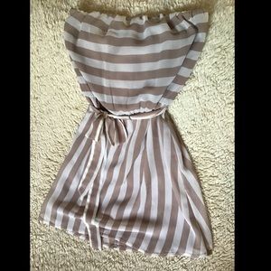 Semi-formal Striped Dress